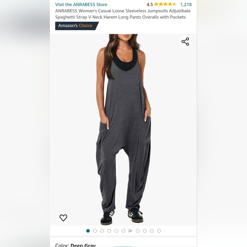 Grey jumpsuit